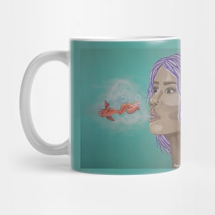 Little fish, big pond Mug